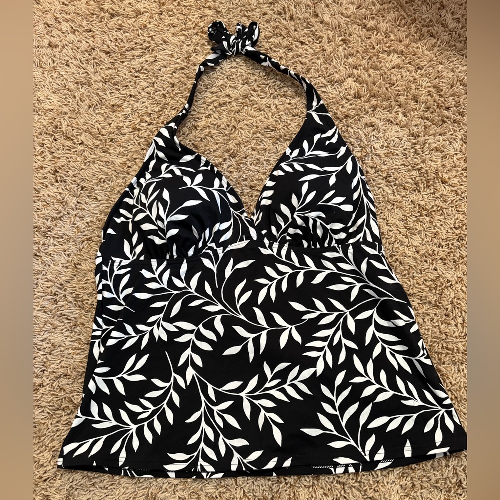 Lands End Tankini Top women’s size 12 NWT